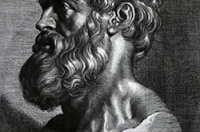 Фото: Гиппократ - отец западной медицины. Гравюра Питера Пола Рабенса, 1638 год, любезно предоставлена National Library of Medicine