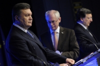 Виктор Янукович на саммите Украина — ЕС 25 февраля 2013 г. Фото: JOHN THYS/AFP/Getty Images