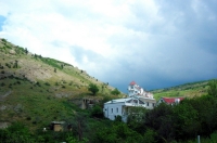 Начало тропы — гроза собирается, Балаклава. Фото: Алла Лавриненко/Велика Епоха