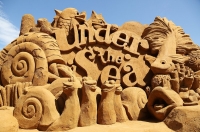 Піщана скульптура «Under the Sea» («У глибинах моря»). Автор Кевін Кроуфорд (Kevin Crawford). Франкстон, Австралія. Фото: Graham Denholm/Getty Images