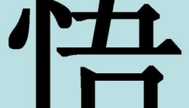 Иероглиф «у» (wu) — «уразумение»