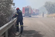Лісові пожежі третій день вирують на грецькому острові Хіос (ВІДЕО)