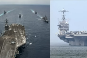 США розмістили свої атомні авіаносці біля Китаю (ВІДЕО)