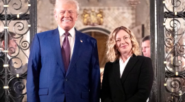 Премьер-министр Италии встретилась с Трампом во время своего неожиданного визита во Флориду