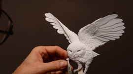 Об'ємні реалістичні паперові скульптури від Келвіна Ніколса (ФОТО)