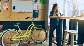 У Голосіївському районі відкрилося перше велокафе Києва