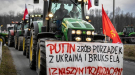 Польша расследует появление пропутинского баннера на митинге фермеров