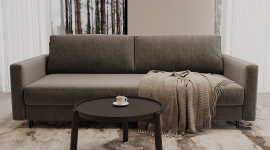 Як вибрати кутовий диван у вітальню та як його стилізувати?
