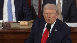 У своєму зверненні «Про стан справ у країні» Трамп майже не згадував Китай (ВІДЕО)
