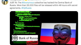 Anonymous взломали базу данных Центробанка России