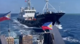 Филиппины заявили, что корабль столкнулся с береговой охраной Китая