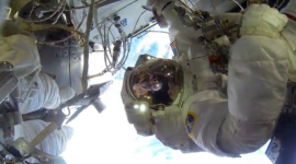 NASA опубликовало видео-селфи астронавтов