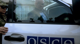 Главари террористов ездят на автомобилях с эмблемами ОБСЕ