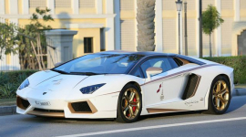 В Катаре появился автомобиль с золотыми вставками