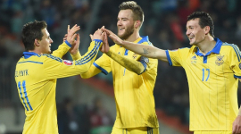 Сборная Украины закончила футбольный год шестью победами