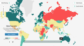 Україна опустилась на 30 сходинок в світовому рейтингу миру
