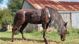 Зварювальник з США створює дивовижні скульптури з металобрухту (ФОТО)