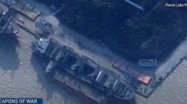 В Китае пришвартовался корабль, связанный с поставками оружия между Северной Кореей и Россией