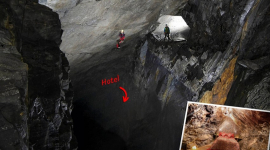 Найглибший у світі готель знаходиться всередині покинутої сланцевої шахти на глибині 420 метрів під землею (ФОТО)