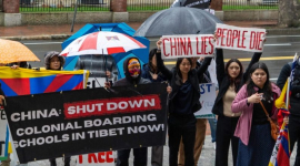 Выступление китайского посла в Гарвардской школе Кеннеди было прервано активистами и студентами
