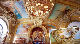 Этот невероятно очаровательный 124-летний французский ресторан в Париже, выглядит как роскошный вагон
