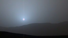 Як виглядає захід сонця на Марсі (ВІДЕО)