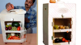 Індієць виготовляє глиняні холодильники, що працюють без електрики