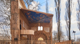 У Бабиному Яру створили синагогу, яка розкривається наче книжка (ФОТО)