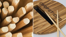 Канадський стартап дарує нове життя використаним паличкам для суші, роблячи з них меблі (ВІДЕО)