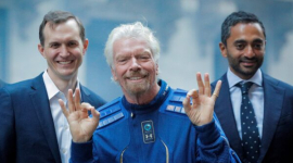 Частный космический корабль британского миллиардера достиг космоса (ВИДЕО)