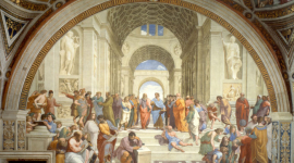 Дань пошани найбільшим західним мислителям: «Афінська школа»