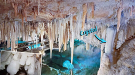 Кришталева печера, що надихнула створити «Скелю Фреглів» (ФОТО)