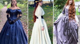 Гардероб девочки-подростка состоит из 300 собственноручно сшитых платьев эпохи Регентства