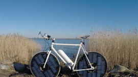 Изобретён уникальный велосипед на солнечных батареях