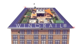 Создана установка WindRail, совмещающая ветряную турбину и солнечную батарею