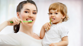 Выбор зубной щетки и зубной пасты для ребенка 