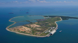 Сінгапур будує штучний острів з перетертих в пил твердих побутових відходів (ВІДЕО)