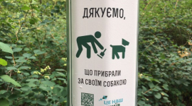 В Мариинском парке установили «собачью уборную»