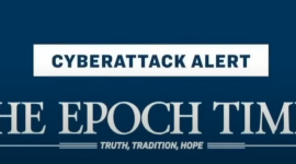 Массовая кибератака на вебсайты The Epoch Times