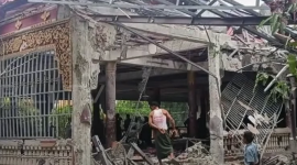 Внаслідок авіаудару по буддистському храму в М'янмі загинули щонайменше 23 людини (ВІДЕО)