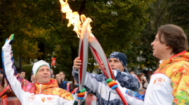 Діда Мороза на Олімпійській естафеті вдягнуть у спортивний костюм