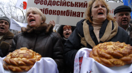 Цены на хлеб не устраивают хлебопекарей. В Киеве прошел митинг  (фотообзор)