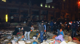 У центрі Києва спостерігається мародерство