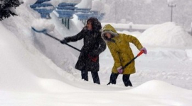 На северо-западе Китая выпало рекордное количество снега за 60 лет