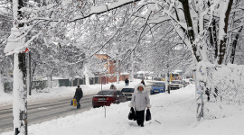 Київ засипало снігом. Фоторепортаж