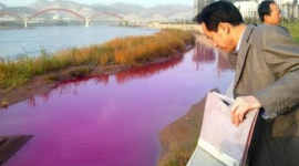 Из-за аварии уровень загрязнения главного притока Хуанхэ достиг самой высокой степени