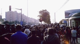 Пятый день проходит акция протеста шанхайских крестьян