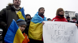 Афганці пікетують російське посольство в Києві