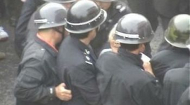 Фото, видео: Очередная трагедия китайских крестьян, которых власти лишили жилья 