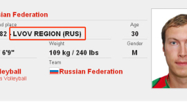 Олимпийский сайт назвал Украину «регионом России», а белорусские города - русскими